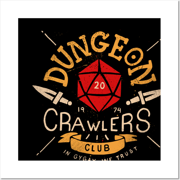 Dungeon Crawlers Club Wall Art by Azafran